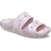Crocs unisex-adult Classic Marbled Sandals(Quartz/Multi)