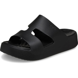 Crocs Getaway Platform H-Strap, Wedge Sandals for Women(Black)