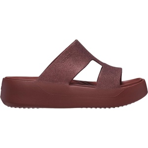 Crocs Getaway Platform H-Strap, Wedge Sandals for Women(Dark Clay)