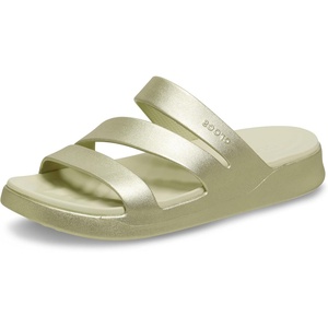 Crocs Women Getaway Strappy Sandals(Champagne Metallic)