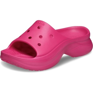 Crocs Women’s Bae Slide Platform Sandals(Dragon Fruit)