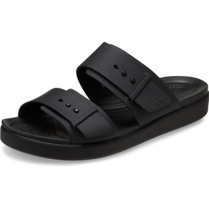 Crocs Women’s Brooklyn Buckle Low Sandals(Black)