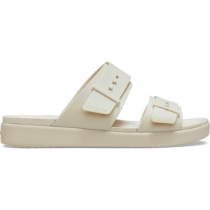 Crocs Women’s Brooklyn Buckle Low Sandals(Sandstone)