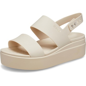 Crocs Women’s Brooklyn Low Wedge Sandals(Sandstone)