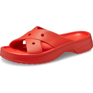 Crocs Women’s Classic Cross Strap Sandals(Cherry)