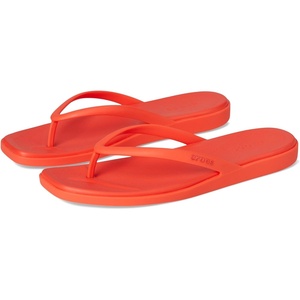 Crocs Women’s Miami Flip Flops | Square Toe Flat | 360 Degree Comfort | Croslite Foam Footbed(Starfish)