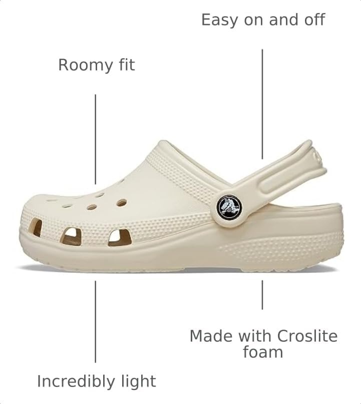 image:imageCrocs Kids Classic Clog Little KidBig KidToddler Casual ShoesBone