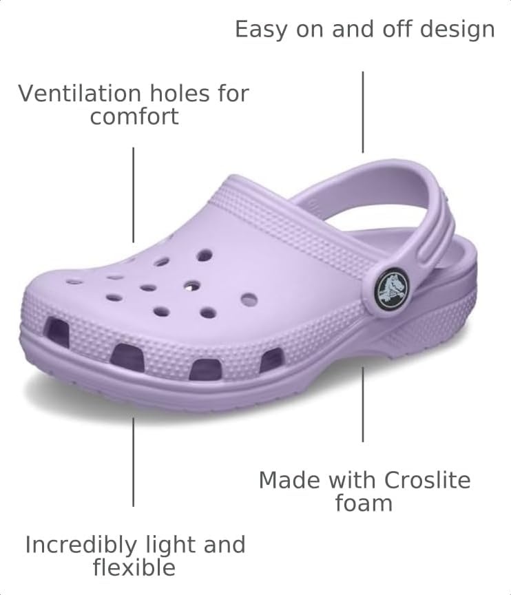 image:imageCrocs Kids Classic Clog Little KidBig KidToddler Casual ShoesLavender
