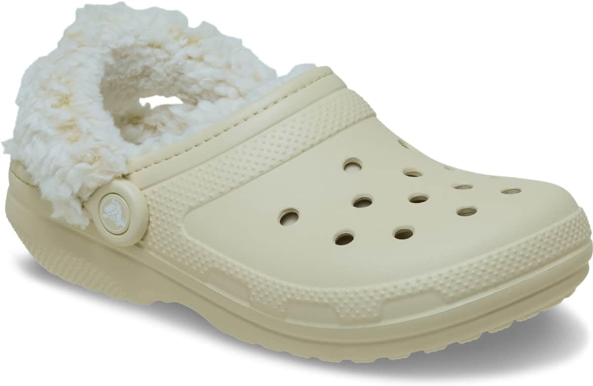 image:imageCrocs UnisexAdult Classic Fleece Lined Clogs Fuzzy Slippers for Women and MenBone