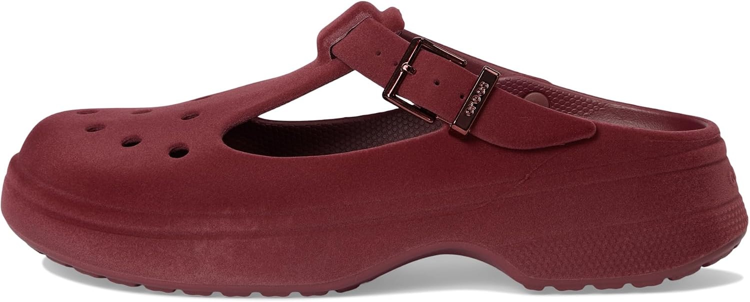 image:imageCrocs Womens Classic Mary Jane ClogsBeetroot Velvet