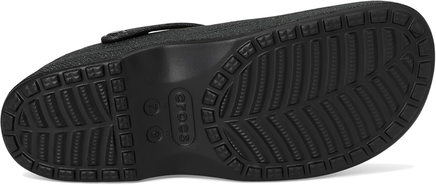 image:imageCrocs Womens Classic Mary Jane ClogsBlack Glitter