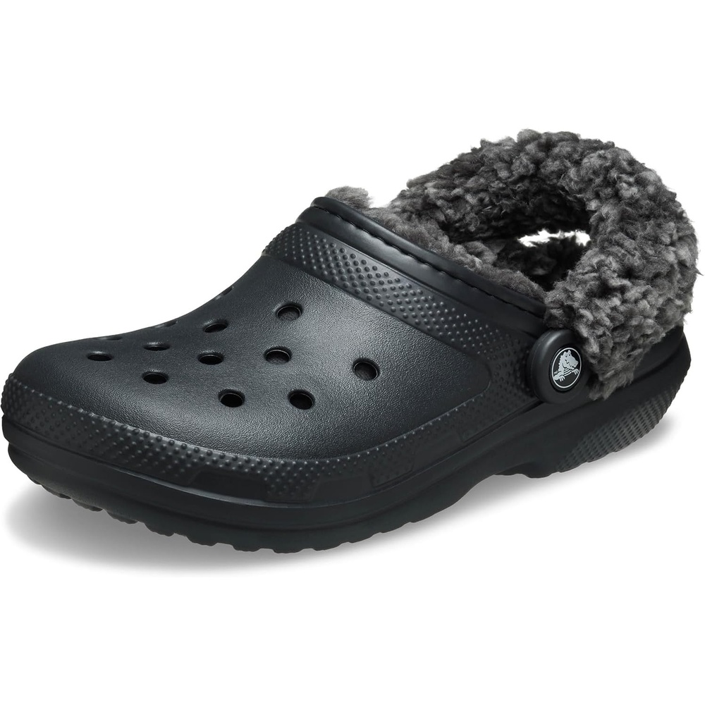 image:imageCrocs UnisexAdult Classic Fleece Lined Clogs Fuzzy Slippers for Women and MenBlack