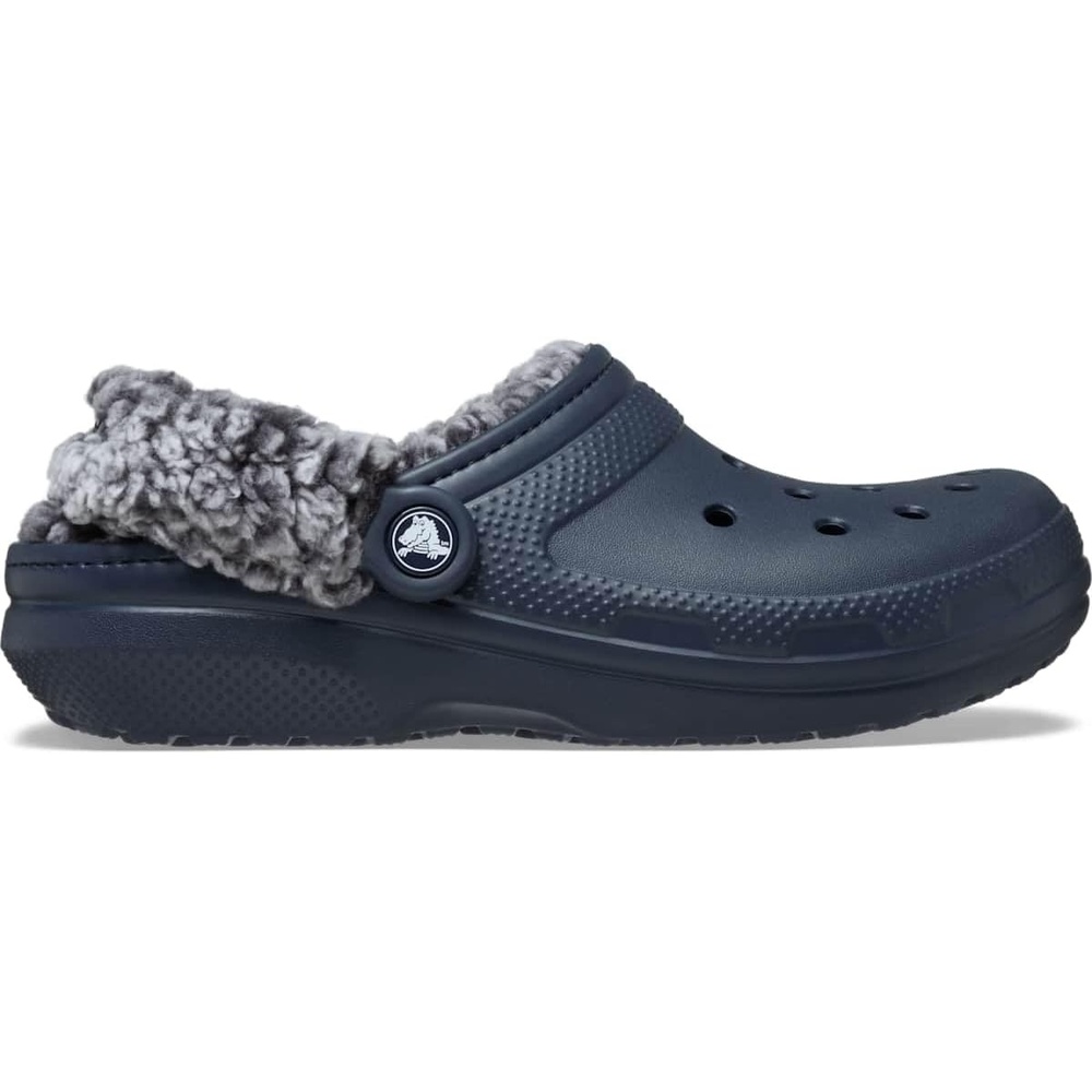 image:imageCrocs UnisexAdult Classic Fleece Lined Clogs Fuzzy Slippers for Women and MenNavy