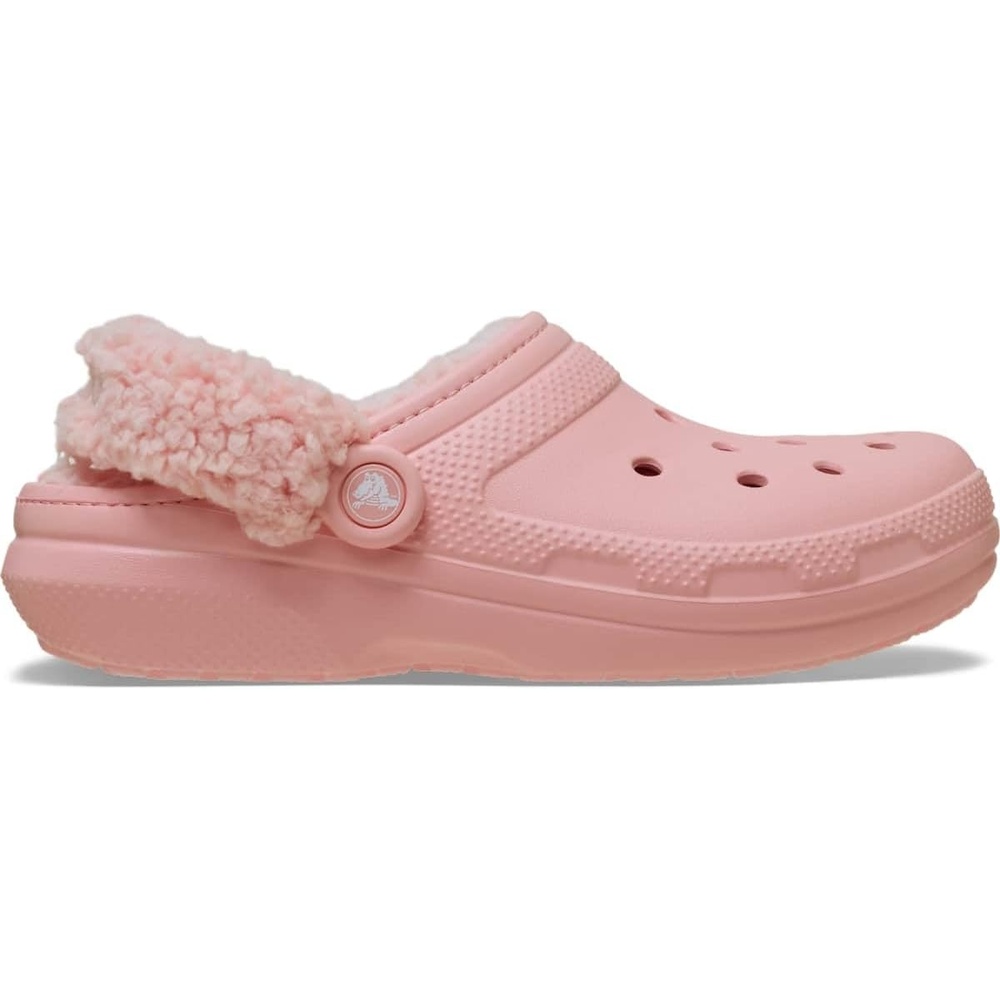 image:imageCrocs UnisexAdult Classic Fleece Lined Clogs Fuzzy Slippers for Women and MenPowder Pink