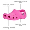 Crocs Kid’s Classic Clog (Little Kid/Big Kid/Toddler) | Casual Shoes(Electric Pink)