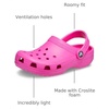 Crocs Kid’s Classic Clog (Little Kid/Big Kid/Toddler) | Casual Shoes(Juice)