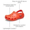 Crocs Kid’s Classic Clog (Little Kid/Big Kid/Toddler) | Casual Shoes(Shocking Orange)