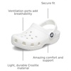 Crocs Kid’s Classic Clog (Little Kid/Big Kid/Toddler) | Casual Shoes(White)
