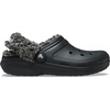 Crocs Unisex-Adult Classic Fleece Lined Clogs, Fuzzy Slippers for Women and Men(Black)