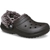 Crocs Unisex-Adult Classic Fleece Lined Clogs, Fuzzy Slippers for Women and Men(Dark Cocoa)
