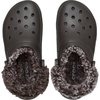 Crocs Unisex-Adult Classic Fleece Lined Clogs, Fuzzy Slippers for Women and Men(Dark Cocoa)