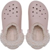 Crocs Unisex-Adult Classic Fleece Lined Clogs, Fuzzy Slippers for Women and Men(Quartz)