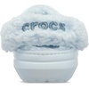 Crocs Unisex-Adult Classic Fleece Lined Clogs, Fuzzy Slippers for Women and Men(Sky Ice)