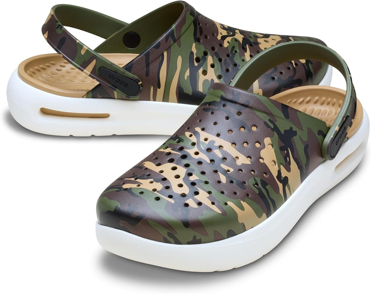 image:imageCrocs Unisex Adult Inmotion ClogsArmy GreenMulti