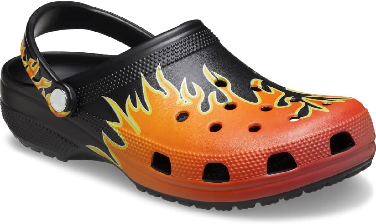 image:imageCrocs UnisexAdult Classic Clog Seasonal Graphic Casual ShoesBlackMulti