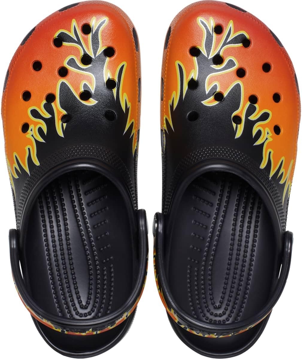 image:imageCrocs UnisexAdult Classic Clog Seasonal Graphic Casual ShoesBlackMulti