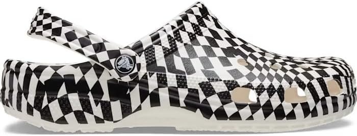 image:imageCrocs UnisexAdult Classic Clog Seasonal Graphic Casual ShoesCheckered