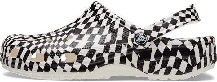 image:imageCrocs UnisexAdult Classic Clog Seasonal Graphic Casual ShoesCheckered