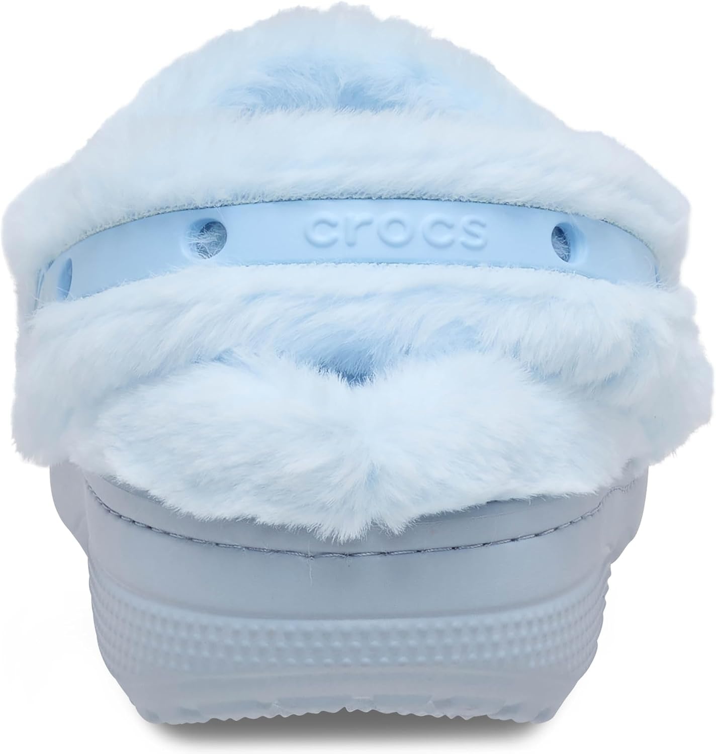 image:imageCrocs UnisexAdult Classic Unfurgettable Lined Clogs Fuzzy SlippersBlue Frost