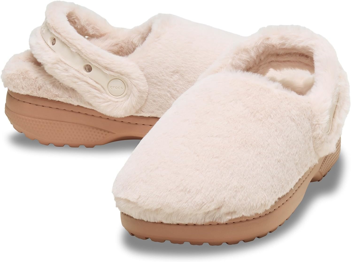 image:imageCrocs UnisexAdult Classic Unfurgettable Lined Clogs Fuzzy SlippersQuartz