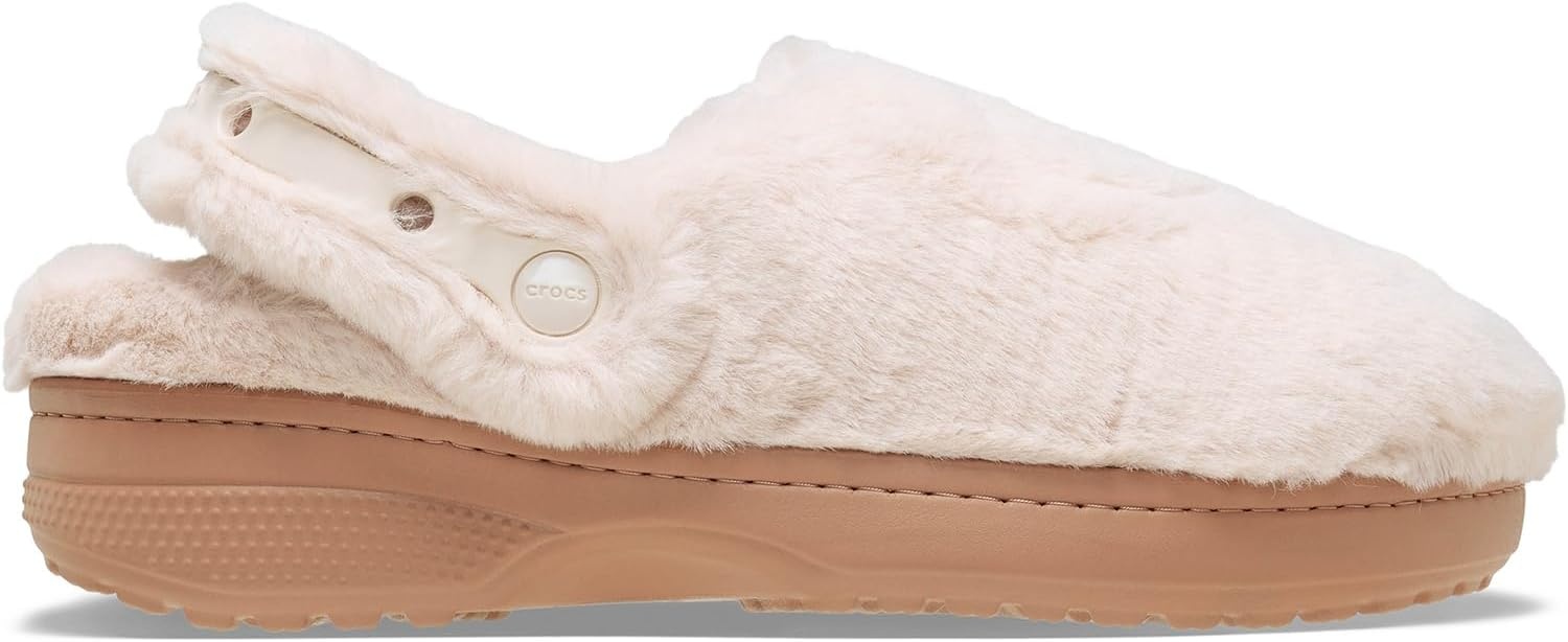 image:imageCrocs UnisexAdult Classic Unfurgettable Lined Clogs Fuzzy SlippersQuartz