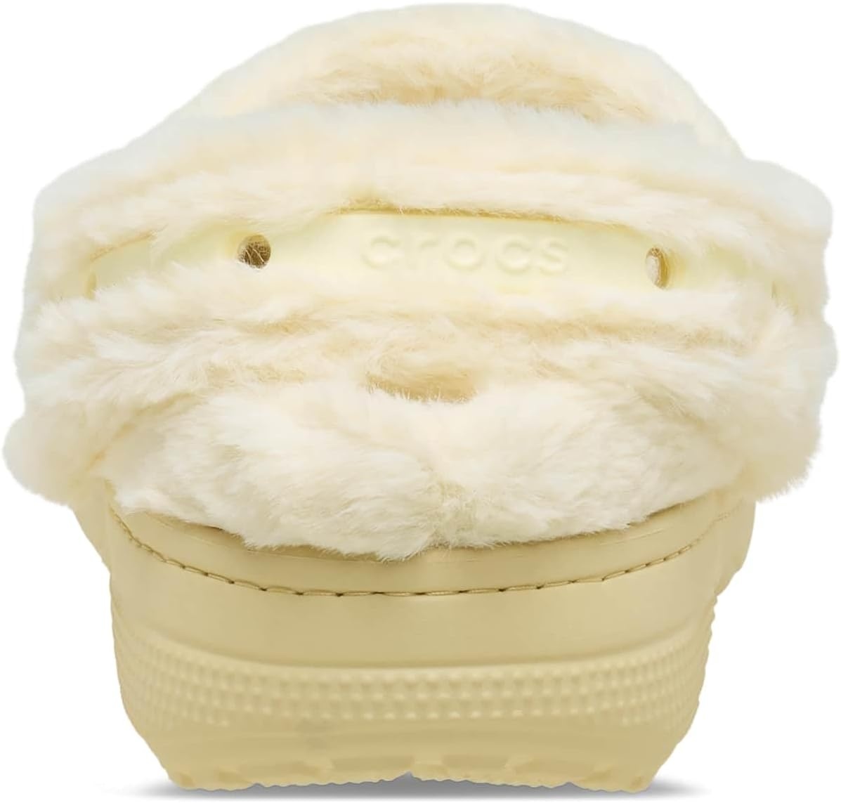 image:imageCrocs UnisexAdult Classic Unfurgettable Lined Clogs Fuzzy SlippersVanilla