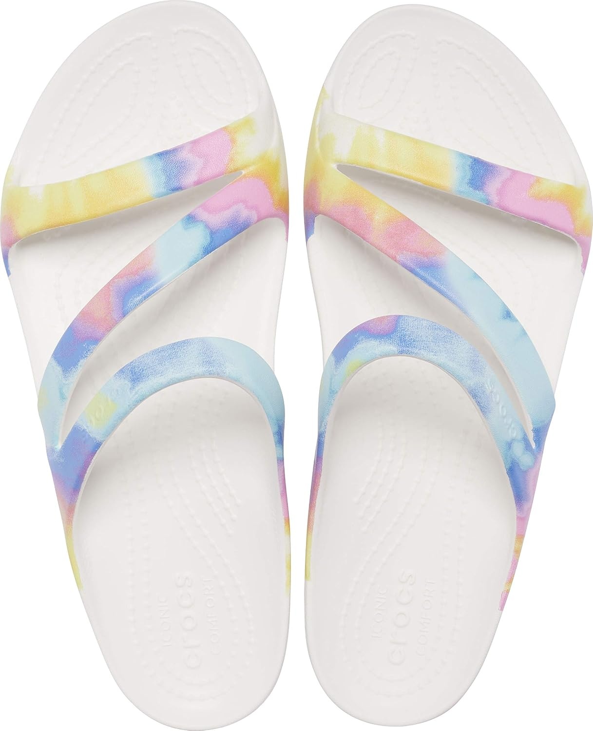 image:imageCrocs Womens Kadee II Sandals Casual SandalsPastel Tie Dye
