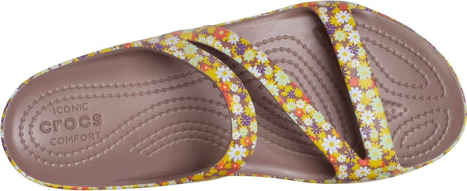 image:imageCrocs Womens Kadee II Sandals Casual SandalsRetro FloralTruffle