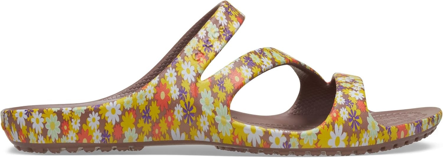 image:imageCrocs Womens Kadee II Sandals Casual SandalsRetro FloralTruffle