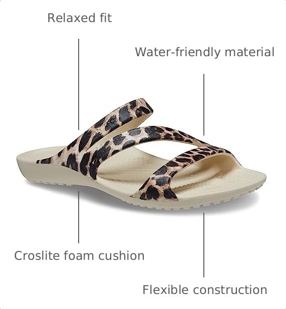 image:imageCrocs Womens Kadee II Sandals Casual SandalsWinter WhiteMulti