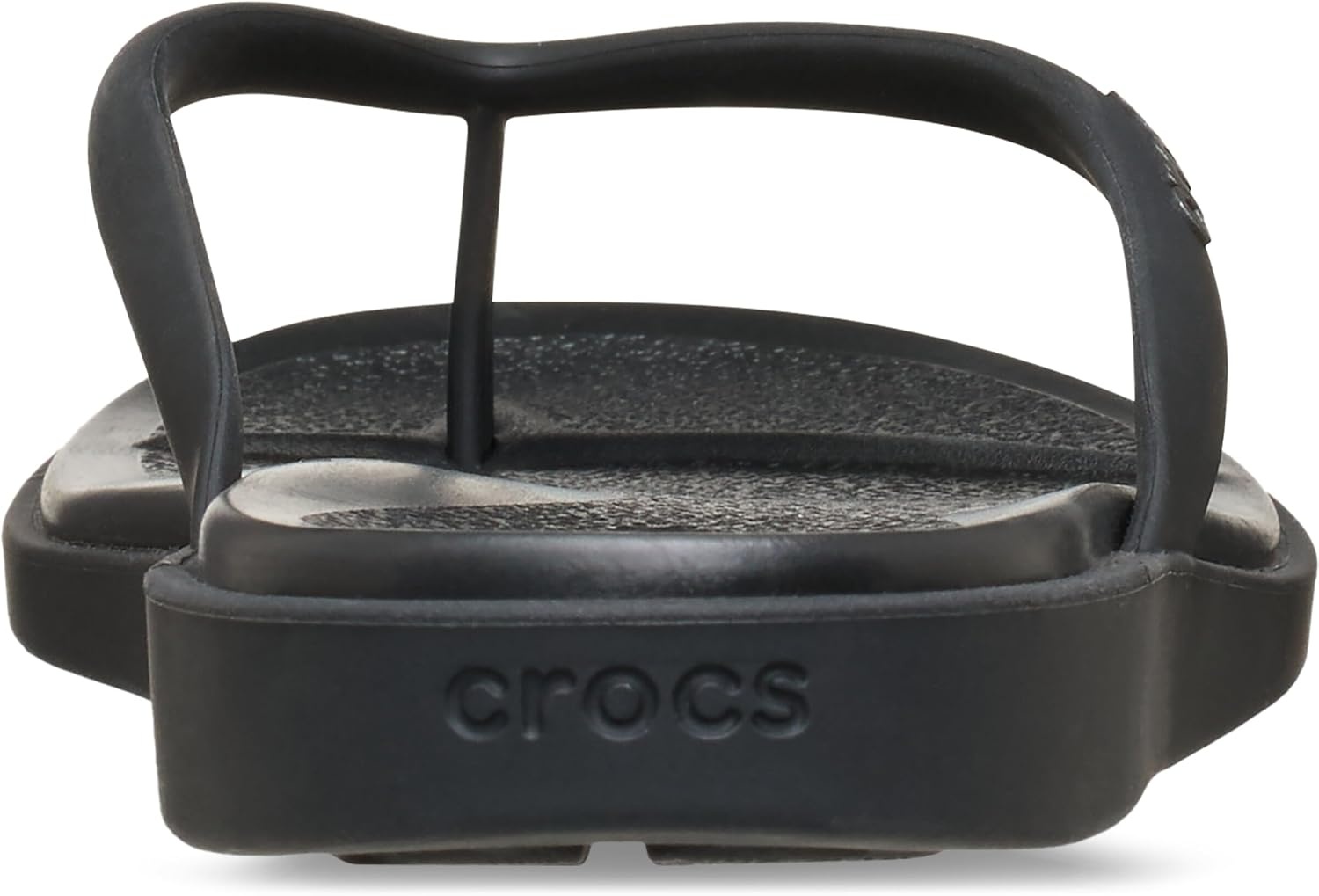 image:imageCrocs Womens Miami Round Toe Flip Flops Flexible Straps 360 Degree Comfort Croslite Foam FootbedBlack Matte