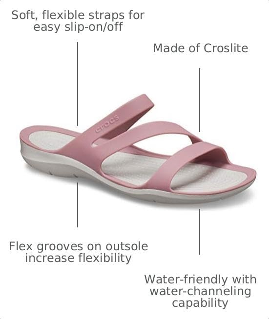 image:imageCrocs Womens Swiftwater SandalsCassisPearl White