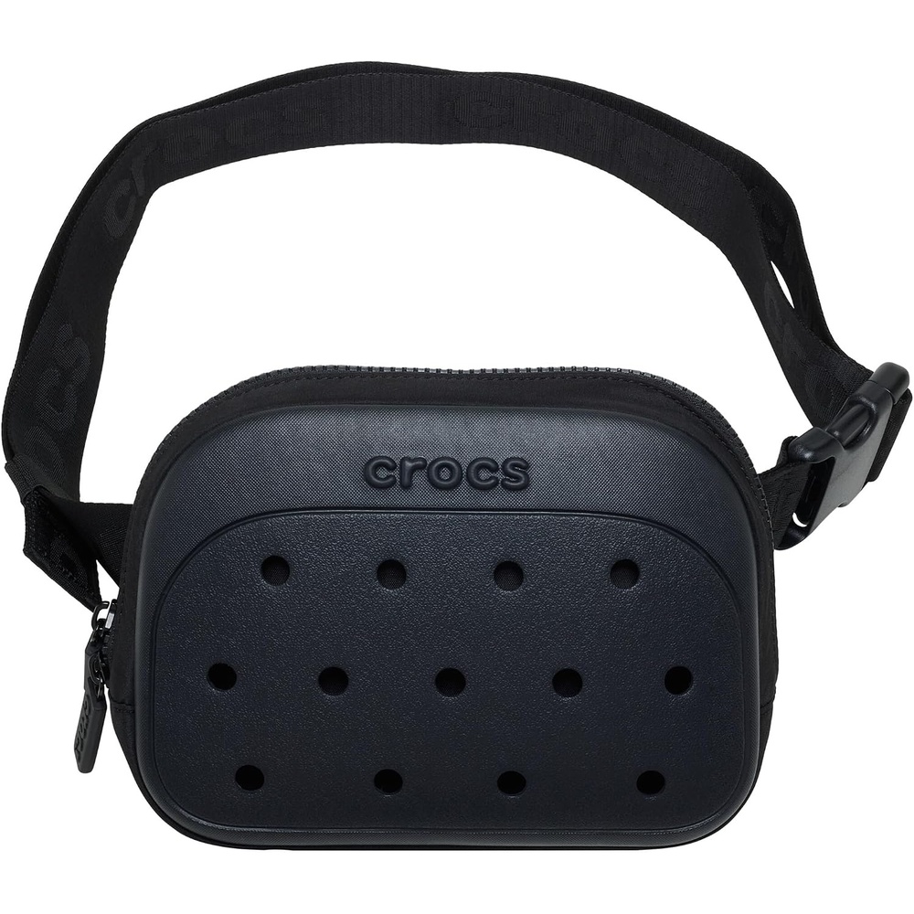 image:imageCrocs Classic Belt Waist Bag Customizable Fanny Pack Personalize with Jibbitz Charms Black One SizeBlack