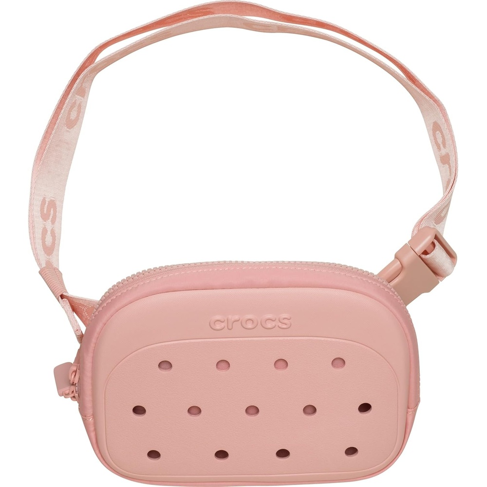image:imageCrocs Classic Belt Waist Bag Customizable Fanny Pack Personalize with Jibbitz Charms Black One SizePowder Pink