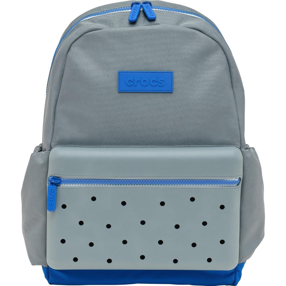 image:imageCrocs Nylon Backpack Personalize with Jibbitz Charms Black One SizeGreyMulti