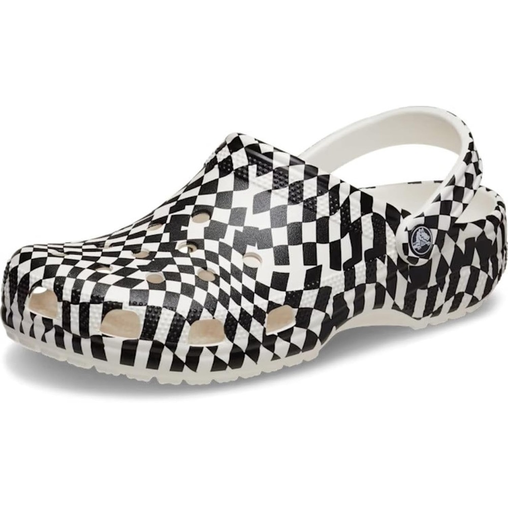 image:imageCrocs UnisexAdult Classic Clog Seasonal Graphic Casual ShoesCheckered