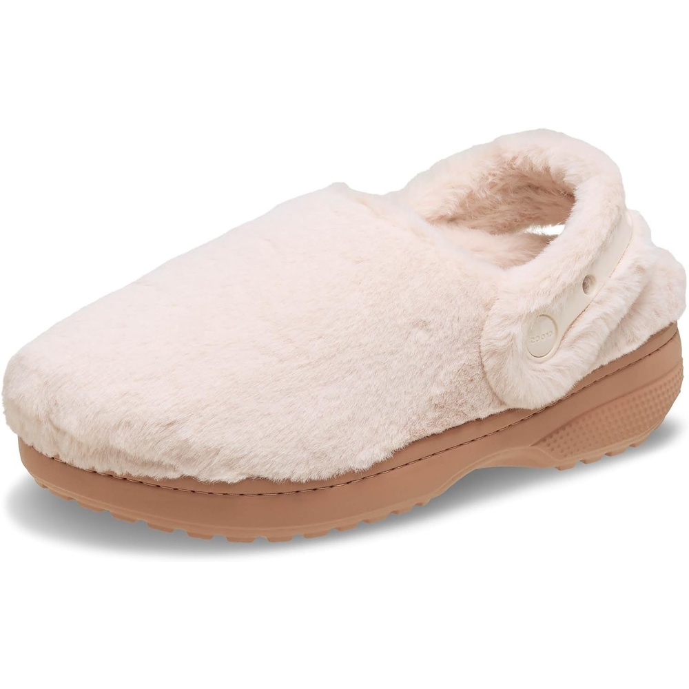 image:imageCrocs UnisexAdult Classic Unfurgettable Lined Clogs Fuzzy SlippersQuartz