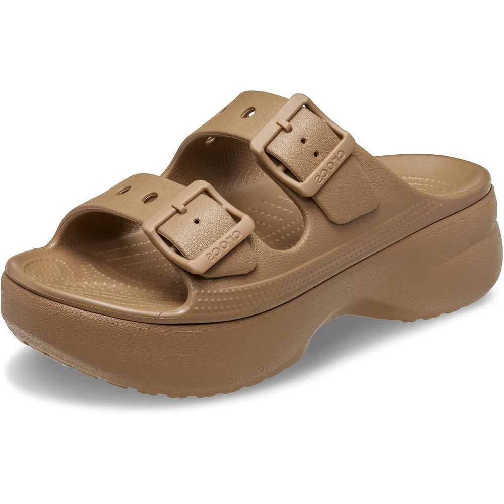 image:imageCrocs Womens Classic Saturday Platform SandalsSepia