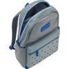 Crocs Nylon Backpack, Personalize with Jibbitz Charms, Black, One Size(Grey/Multi)