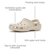 Crocs Unisex-Adult Classic Clog – Seasonal Graphic | Casual Shoes(Almond Tint/Leopard)